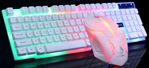 Gaming Keyboard Mouse Glowing Set